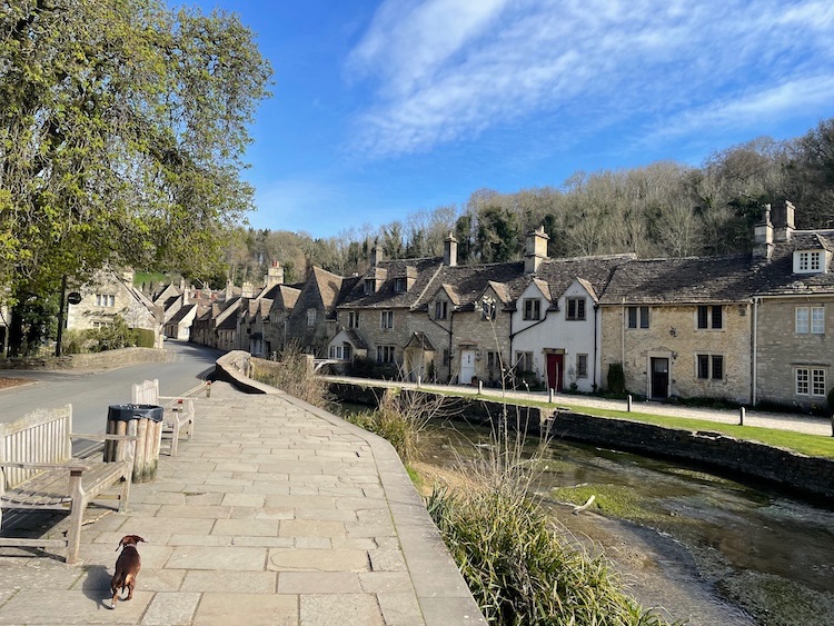 The By Brook running through Castle Combe